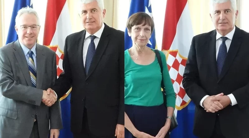 Čović danas razgovarao i s američkim i njemačkim ambasadorima, tema i Izborni zakon