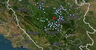 Jak zemljotres pogodio područje Željeznog Polja kod Zenice Jak zemljotres pogodio područje Željeznog Polja kod Zenice